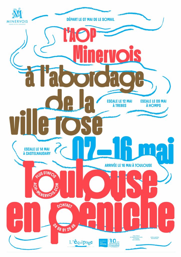 Toulouse en péniche Minervois